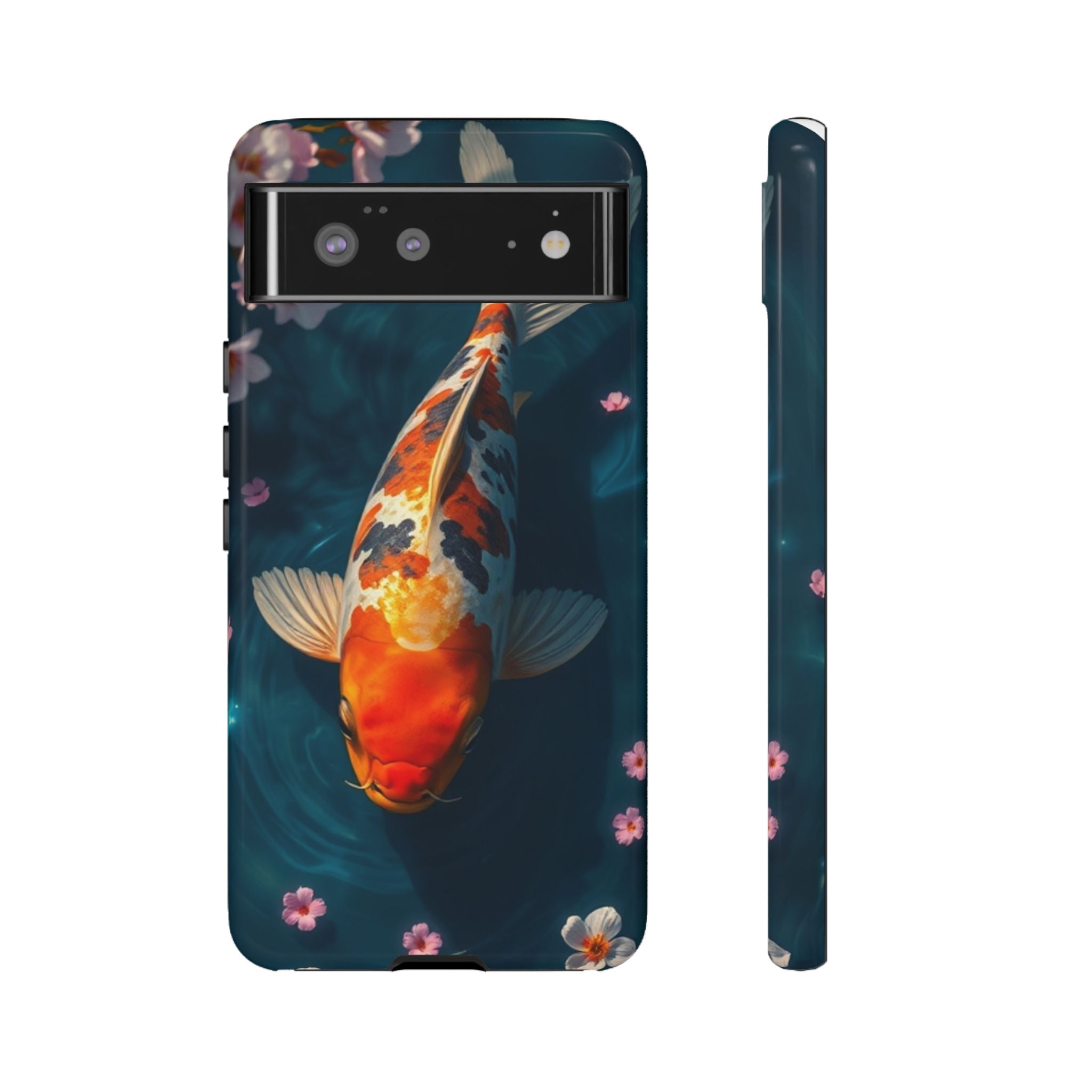 Peaceful Koi Cherry Blossom Tough Cases For Android & iPhone