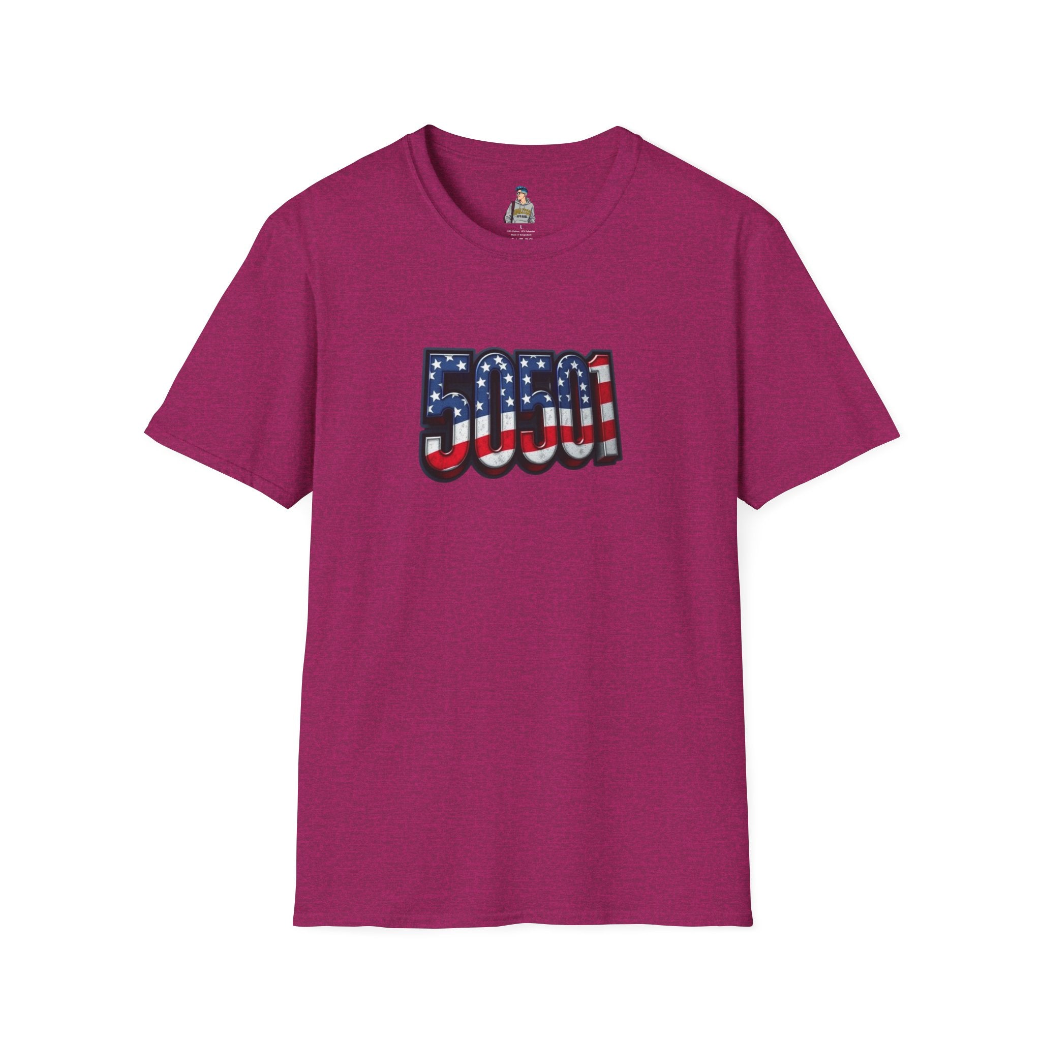 Patriotic Unisex T-Shirt - 50501 We The People Rise - American Flag Design