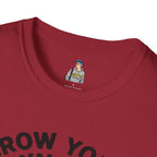 Unisex Softstyle T-Shirt - 'Grow Your Own Way' Floral Design for Queer Pride