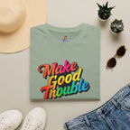 Make Good Trouble' Rainbow T-Shirt