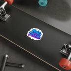 Die-Cut Stickers -  Make Good Trouble-Blue and Purple Text