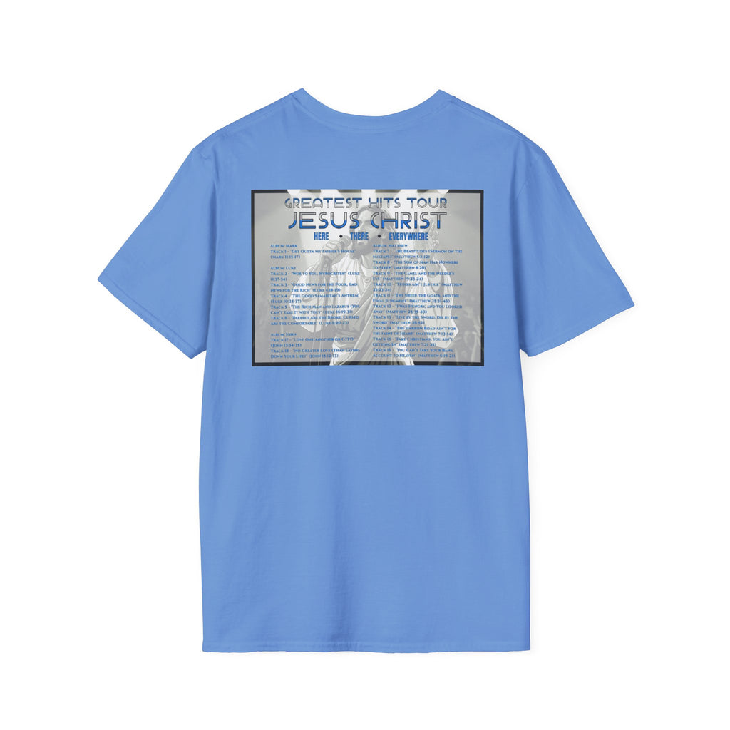 Unisex Softstyle T-Shirt - Jesus Christ Greatest Hits Tour Tee
