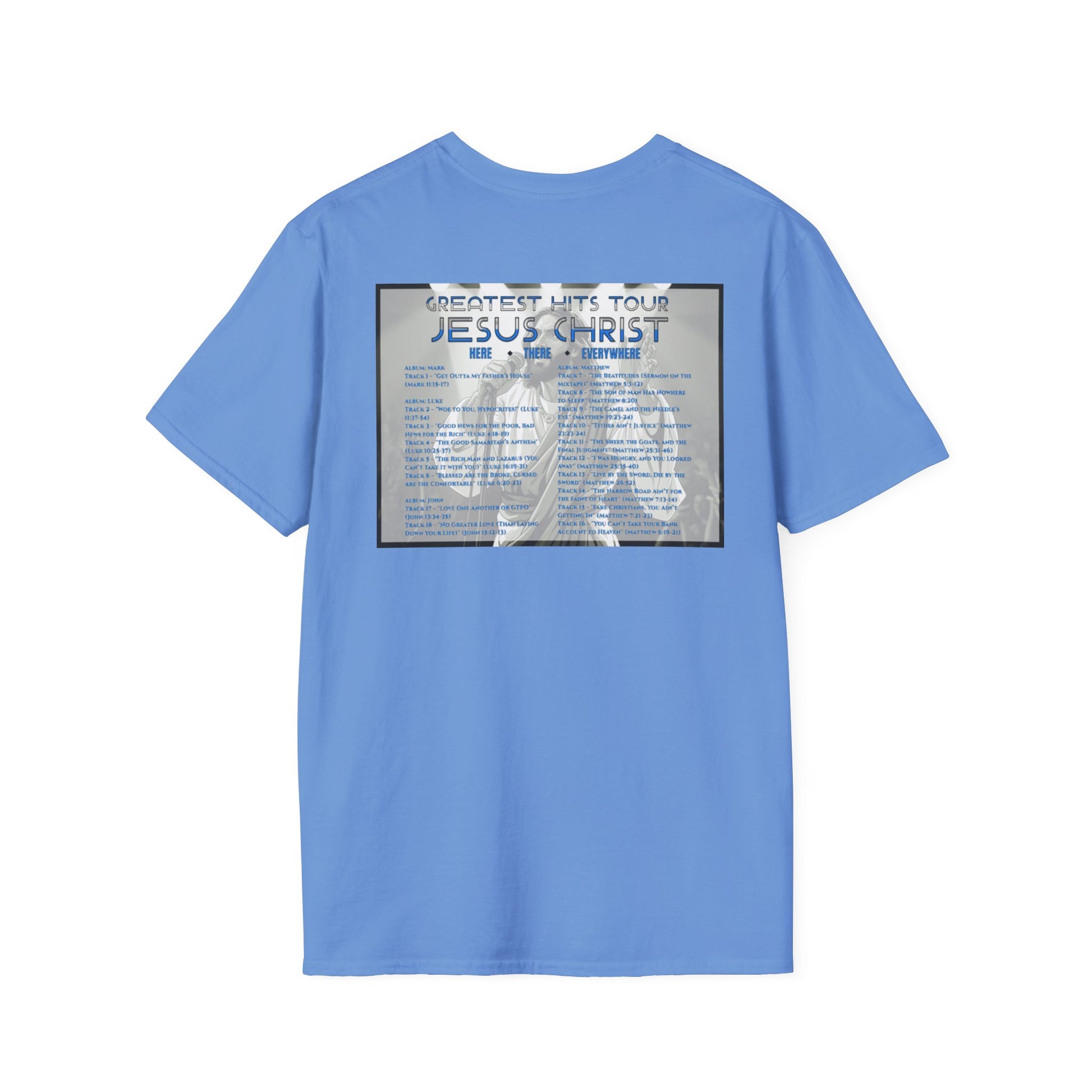Unisex Softstyle T-Shirt - Jesus Christ Greatest Hits Tour Tee