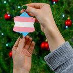 Transgender Pride Ceramic Ornament - 4 shapes
