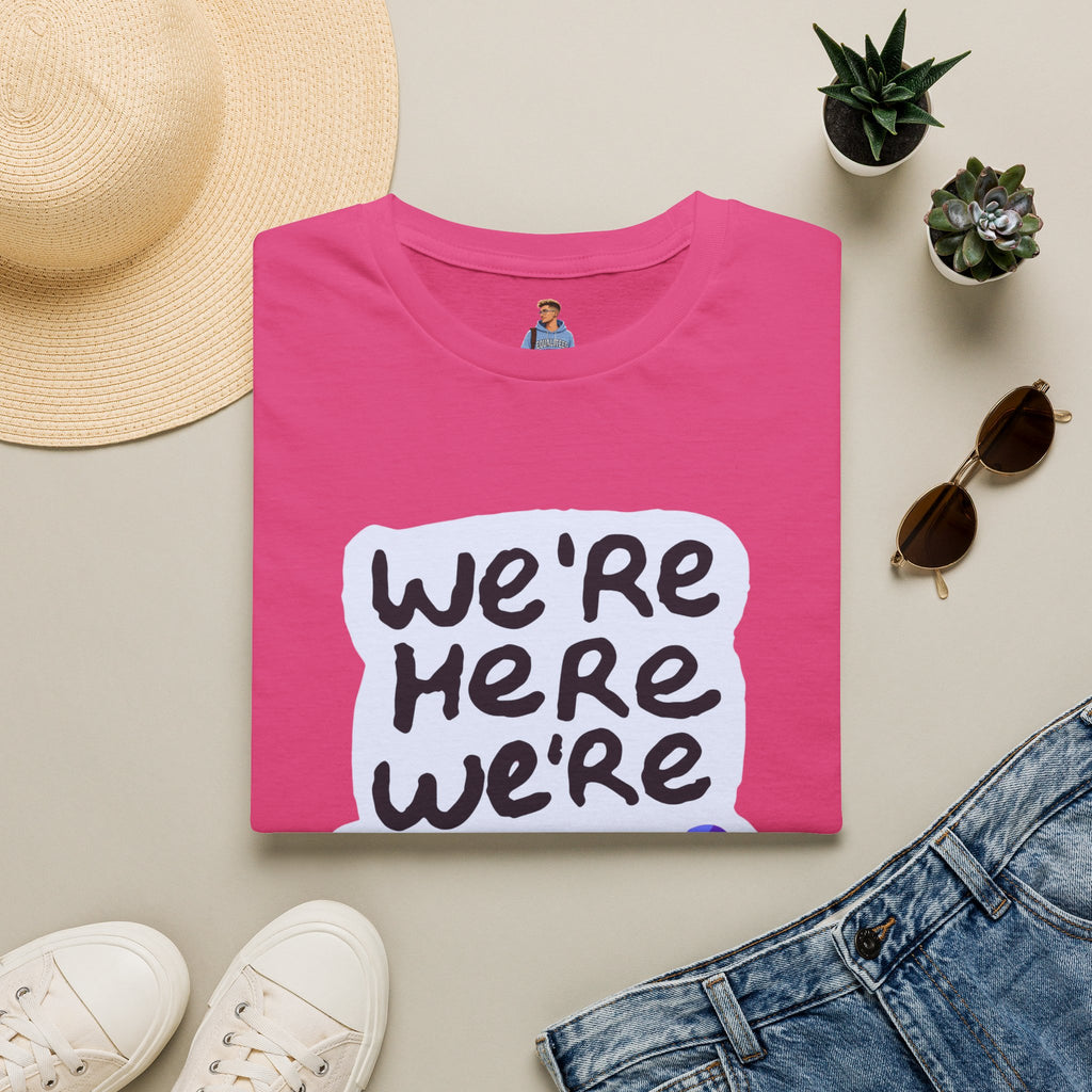 We’re Here We’re Queer Pride Tree Las Vegas T-Shirt