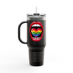 Rainbow Tongue Insulated Travel Mug - 40oz, Perfect for Pride Celebrations