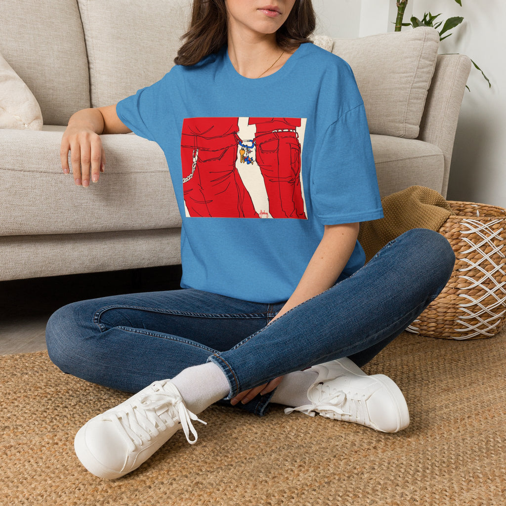 Red Jeans by Audrey Pride Tree Las Vegas T-Shirt