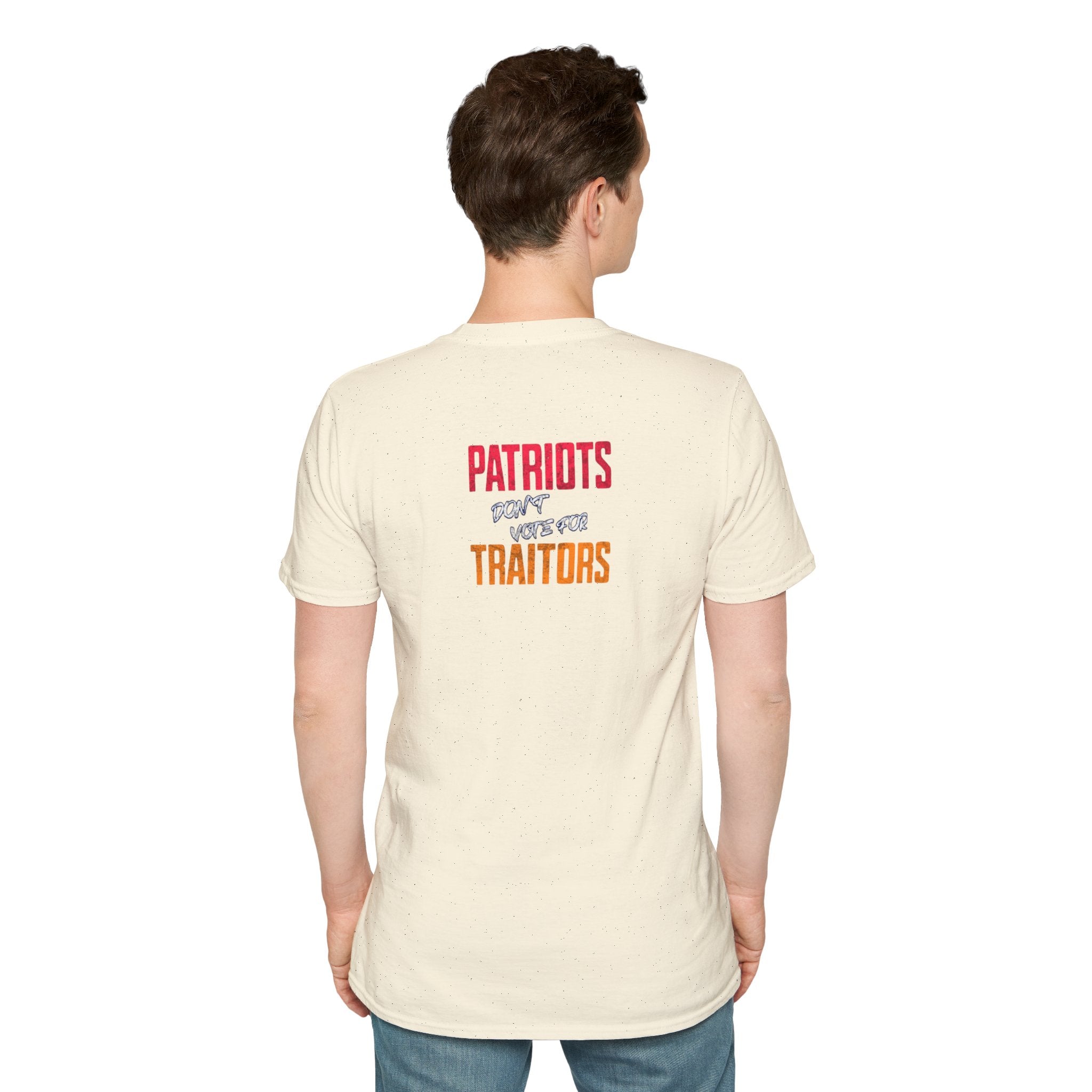 Americans Against MAGA Red Patriots Unisex Softstyle T-Shirt
