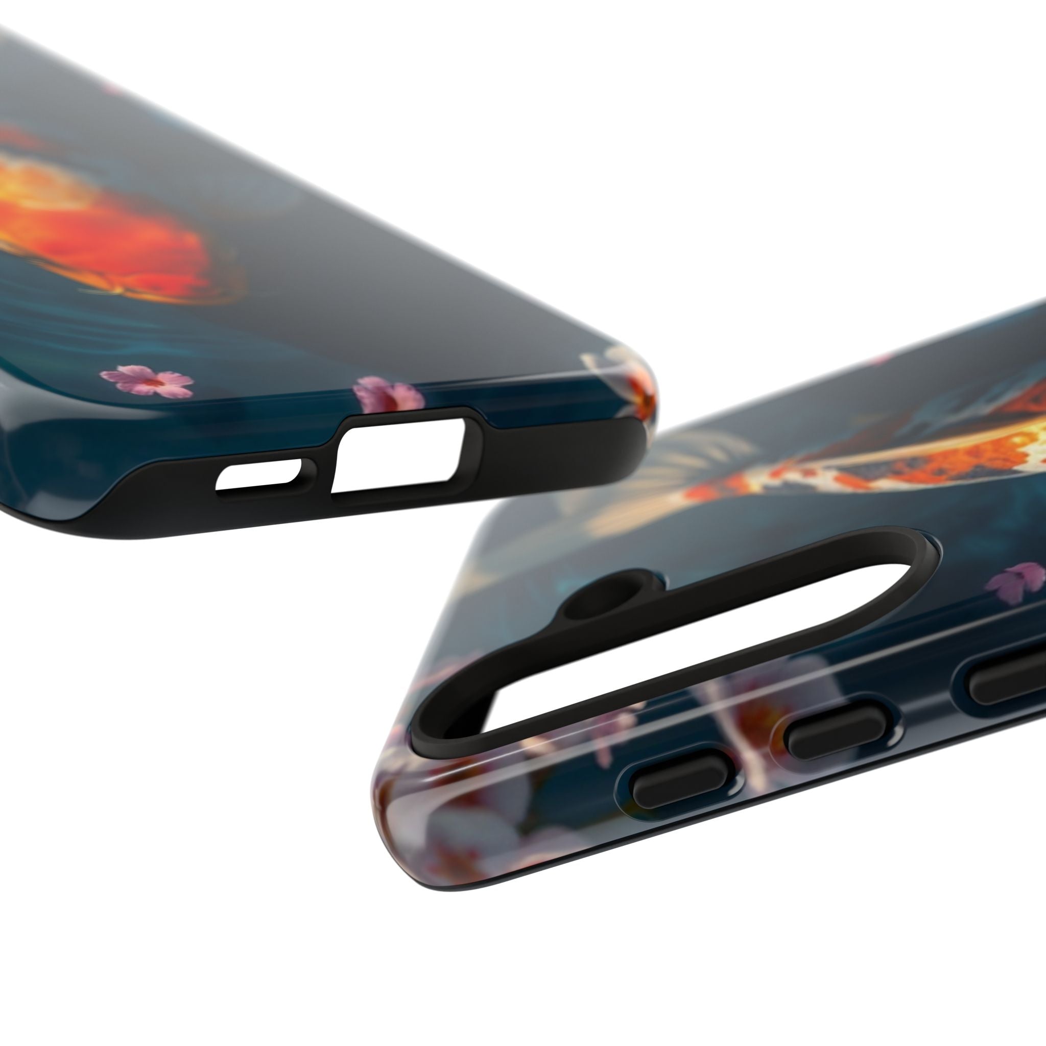 Peaceful Koi Cherry Blossom Tough Cases For Android & iPhone