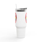 Rainbow Tongue Insulated Travel Mug - 40oz, Perfect for Pride Celebrations
