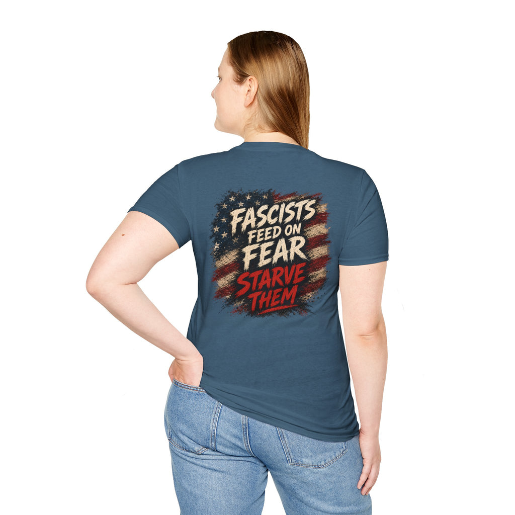 Patriots Don’t Stand For This T-Shirt — Statue of Liberty & Distressed Flag Graphic
