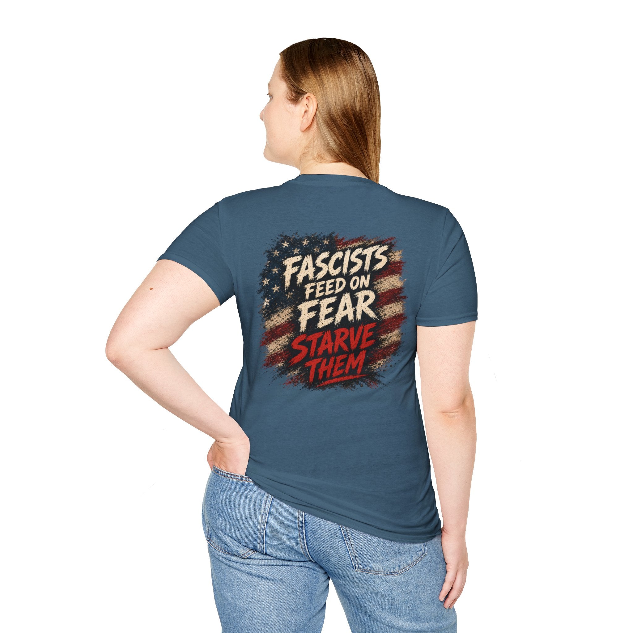 Patriots Don’t Stand For This T-Shirt — Statue of Liberty & Distressed Flag Graphic