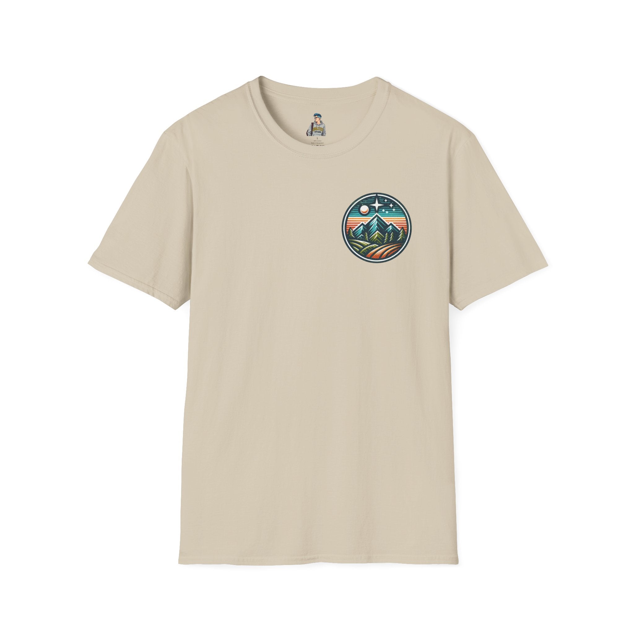 Outdoor Adventure Unisex Softstyle T-Shirt - "Listen to the Wild - Nature is My Religion" Design