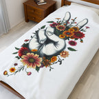 Grow Peace Dreams Velveteen Plush Blanket – For Comfort and Warmth