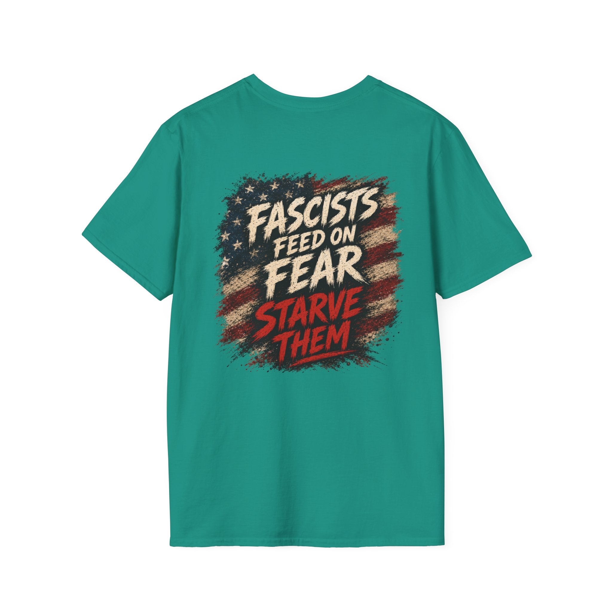 Patriots Don’t Stand For This T-Shirt — Statue of Liberty & Distressed Flag Graphic