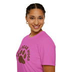 Free Bear Hugs T-Shirt — Cute Paw Print Wildlife Tee