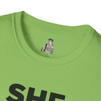 She Said Stop T-Shirt - Bold Statement Tee for Consent Awareness