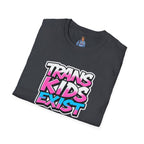 Trans Kids Exist Unisex Softstyle T-Shirt