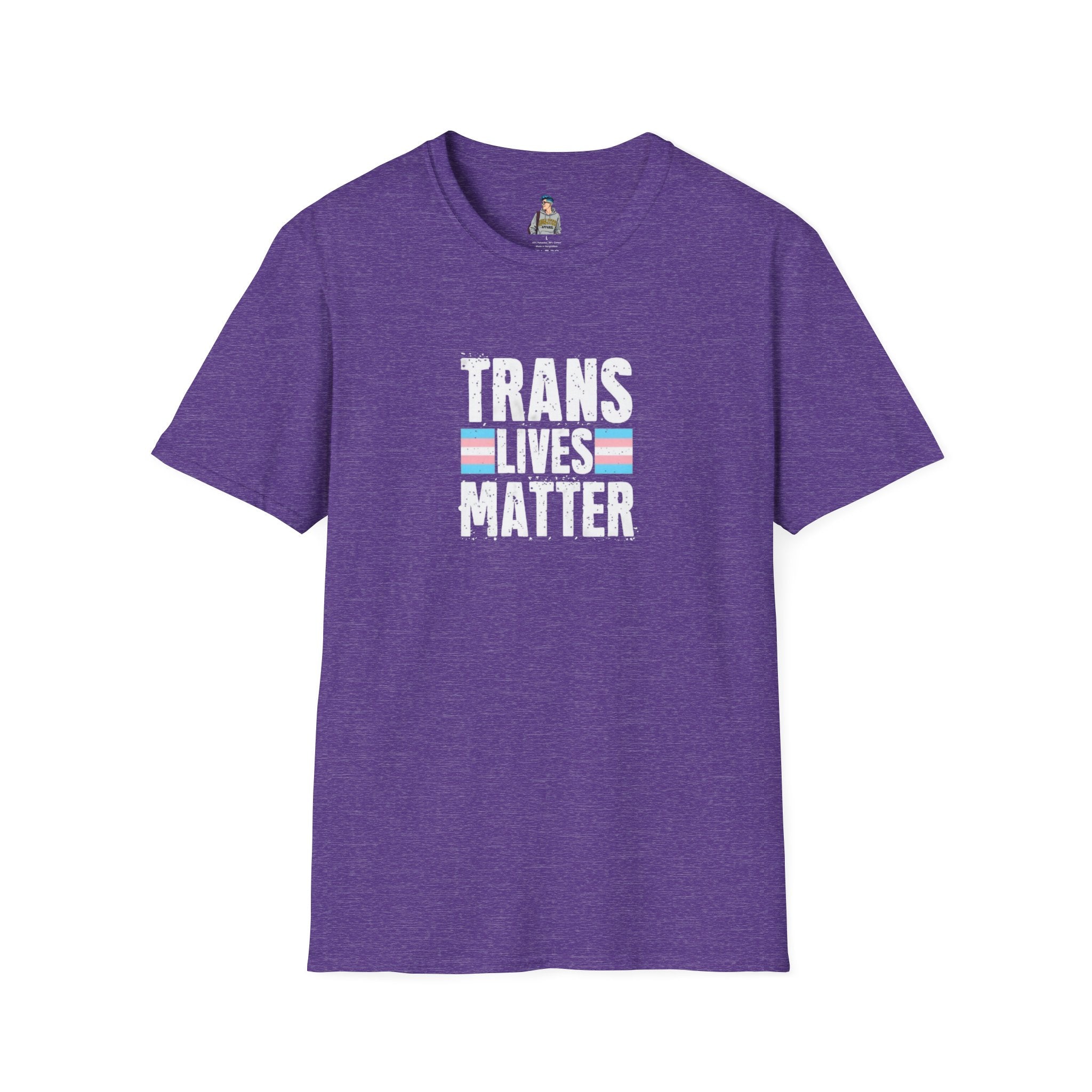 Trans Lives Matter Unisex Softstyle T-Shirt - Support LGBTQ+ Rights