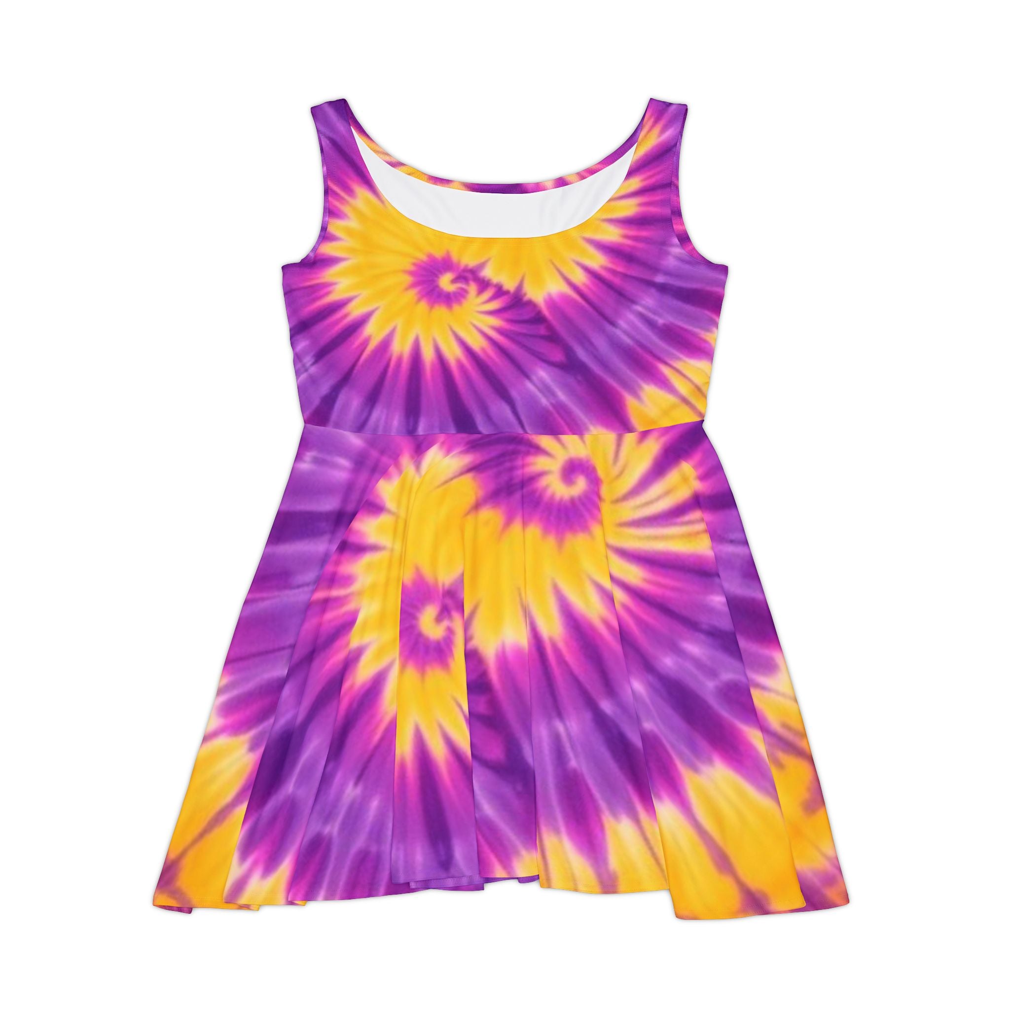 Tie-Dye Skater Dress - Perfect for Summer Outings & Festivals