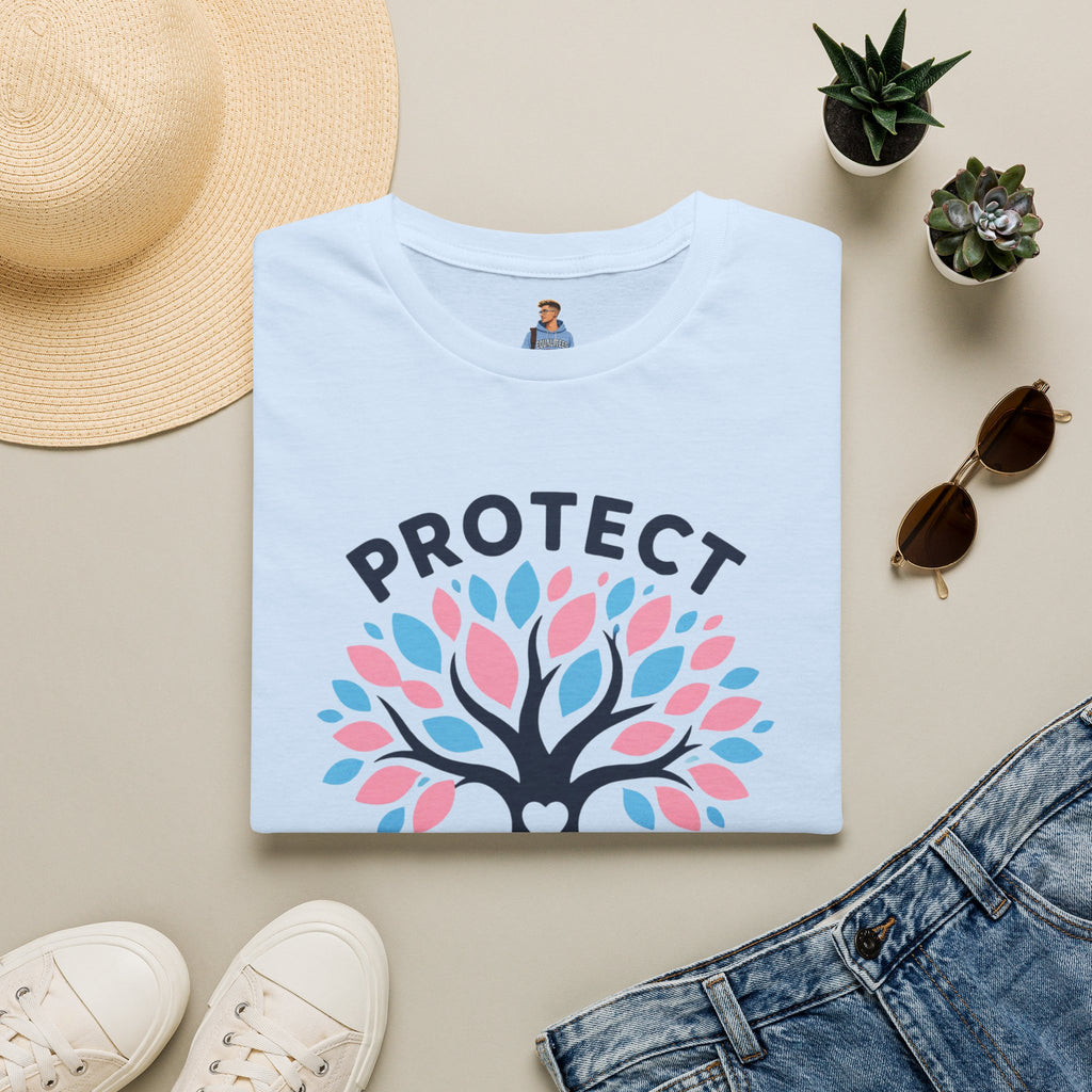 Protect Trans Kids Pride Tree Las Vegas T-Shirt