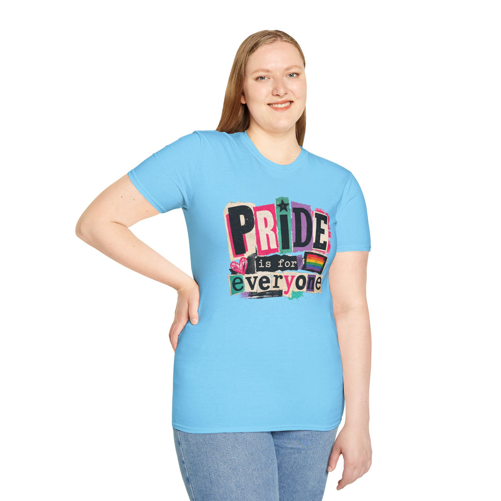 Pride Is for Everyone T-Shirt — Colorful LGBTQ+ Ally Tee