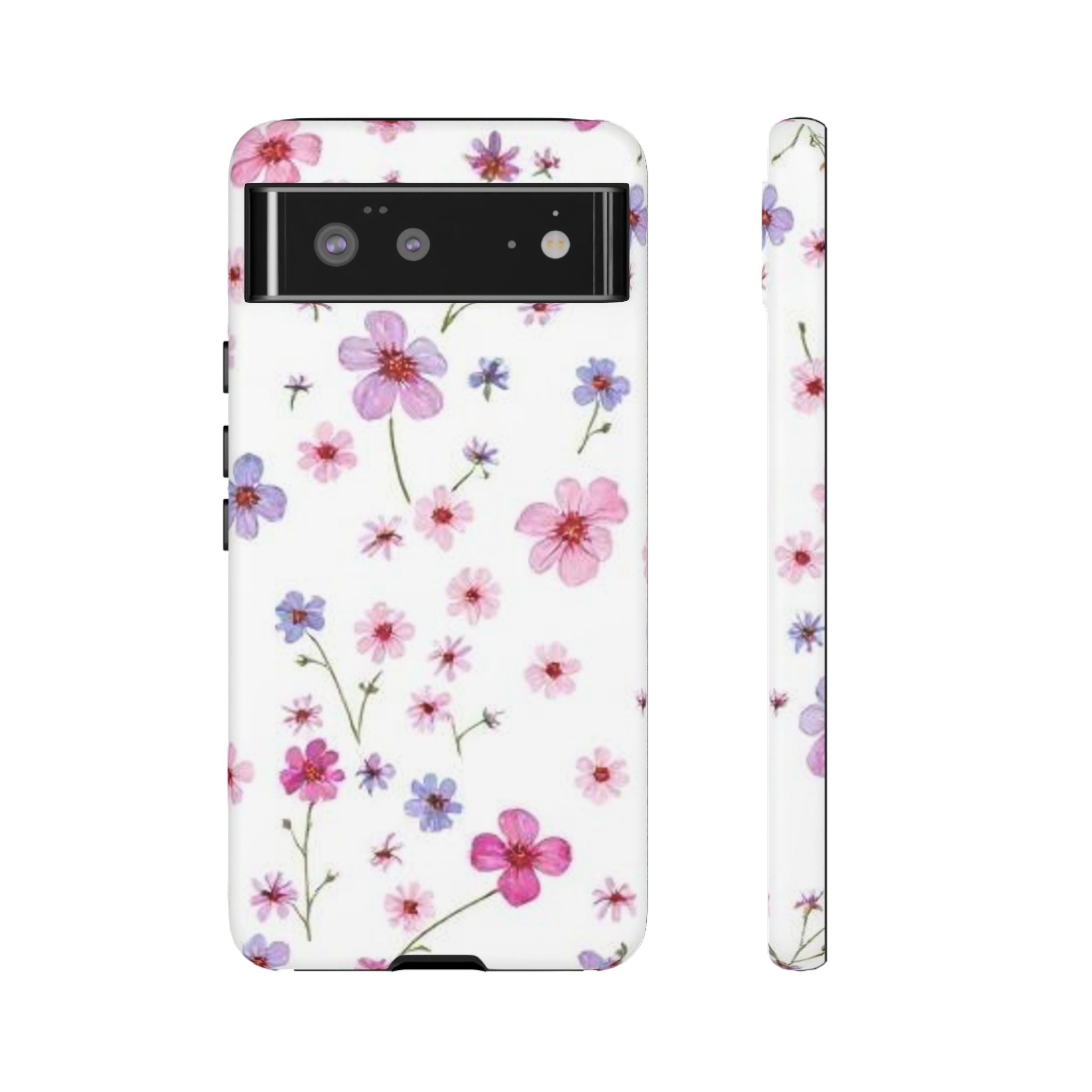 Pink Wildflower Tough Case for Android