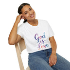 God Is Love T-Shirt — Colorful Tee