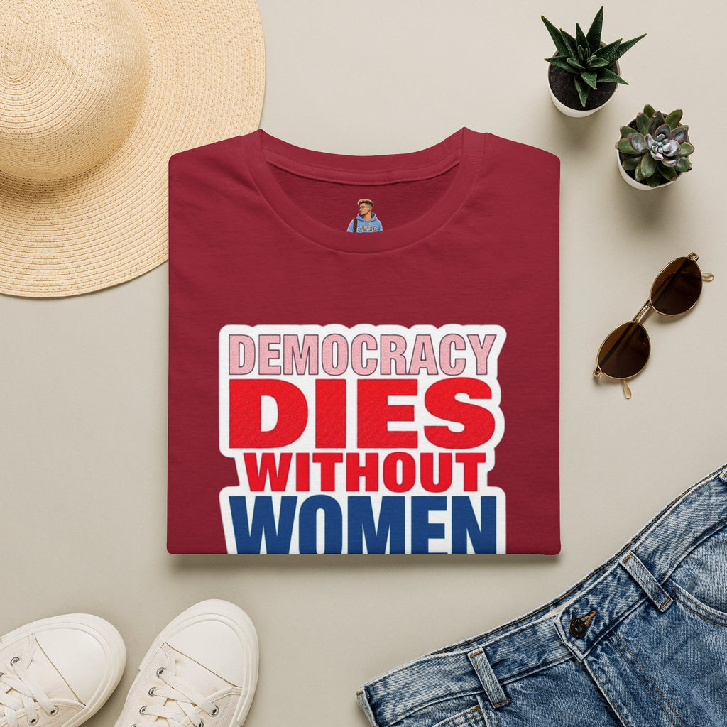 Democracy Dies Without Women Unisex Softstyle T-Shirt
