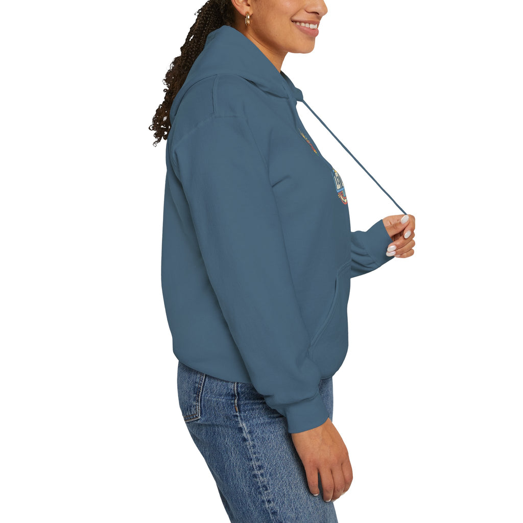 Live And Let Live Hoodie — Retro Peace Graphic Pullover