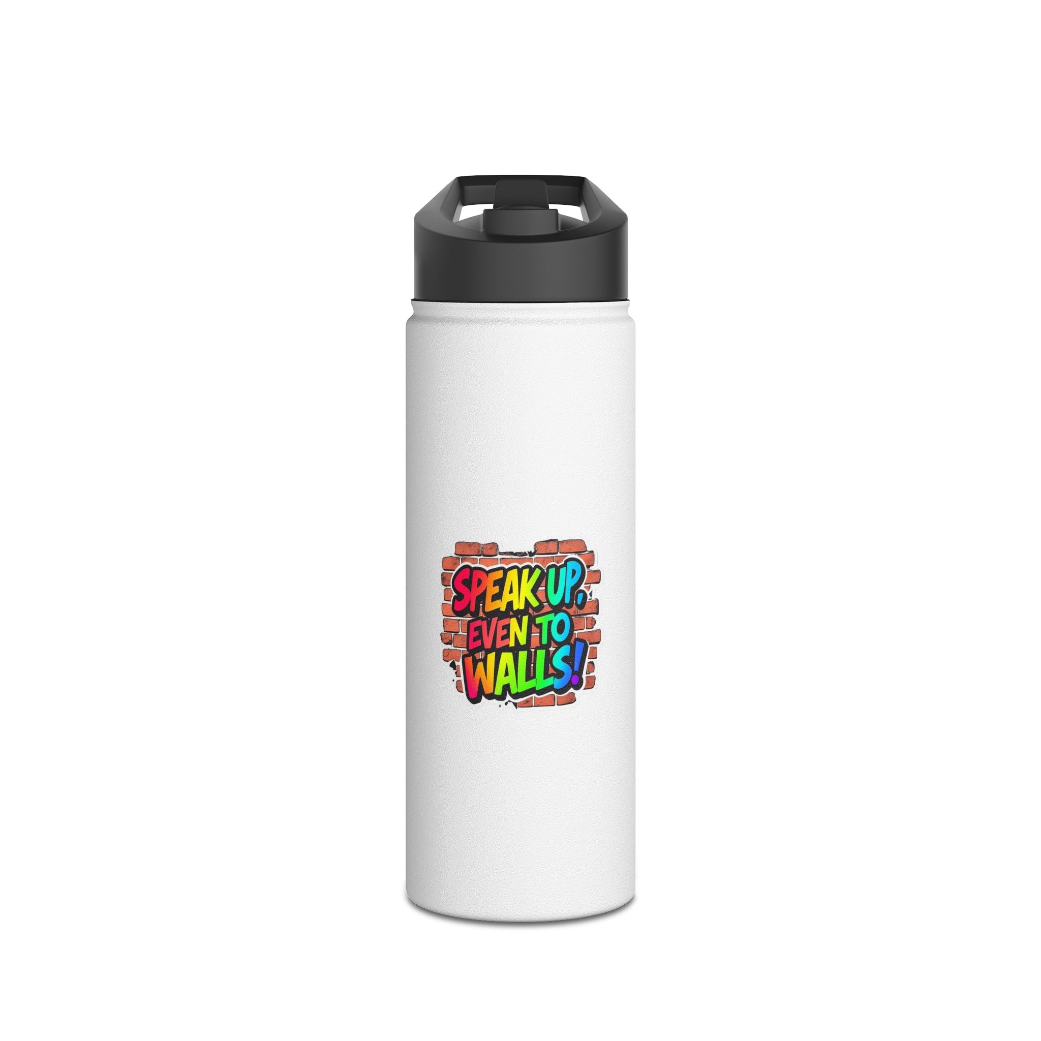 Teaching While Queer Stainless Steel Water Bottle - Perfect for Educators and Allies