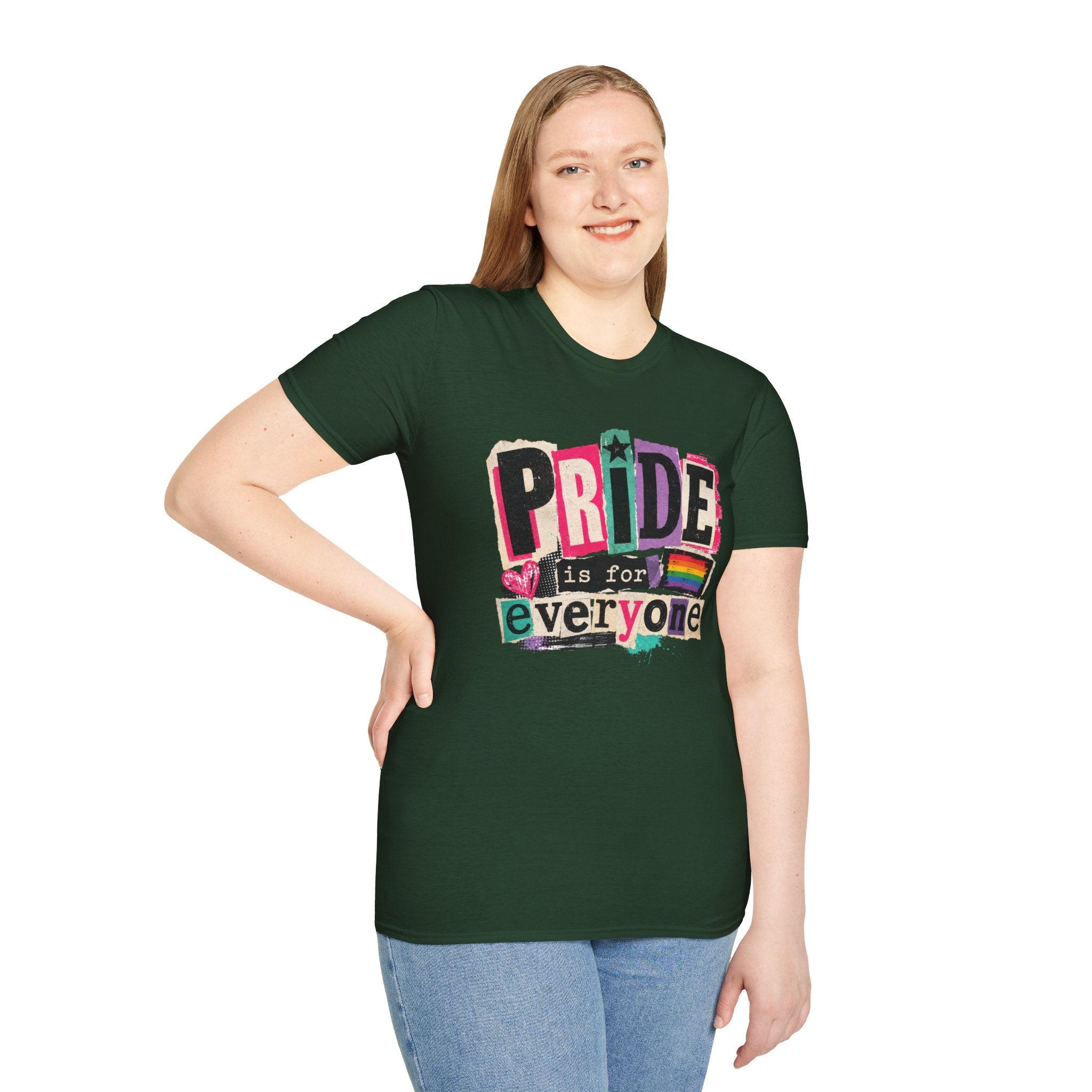 Pride Is for Everyone T-Shirt — Colorful LGBTQ+ Ally Tee