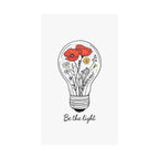 Inspirational Matte Vertical Poster - 'Be the Light'