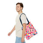 Dots and Drips over Pink Design - Tote Bag