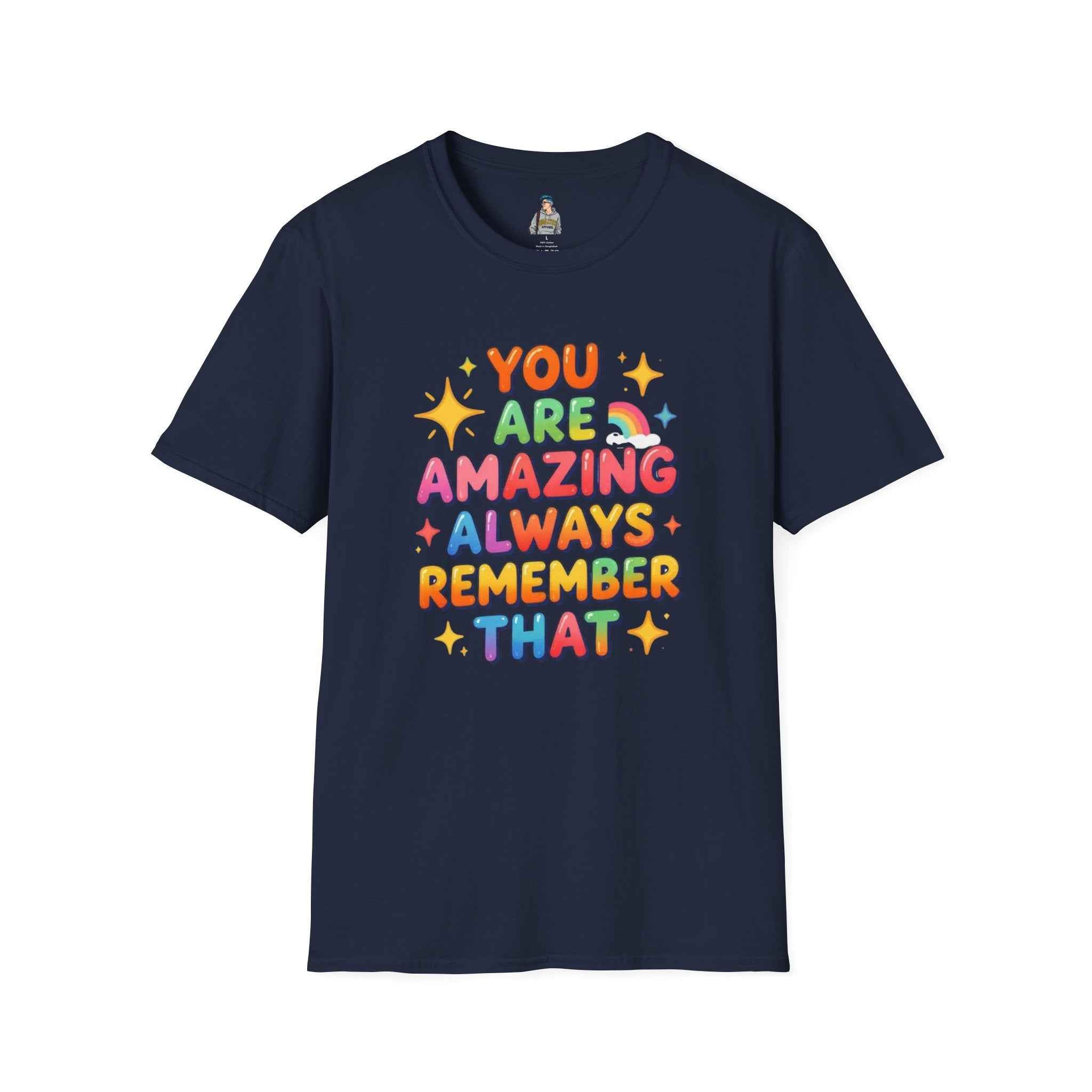 You Are Amazing T-Shirt — Colorful Inspirational Graphic Tee