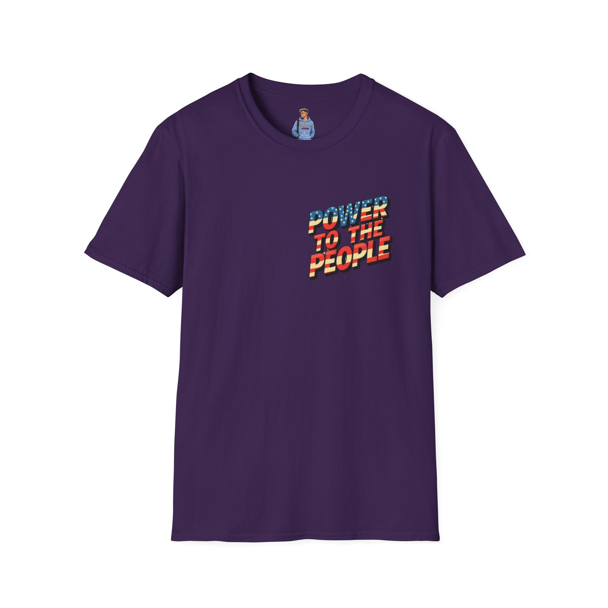 Power to the People Unisex Softstyle T-Shirt Classic Protest Tee