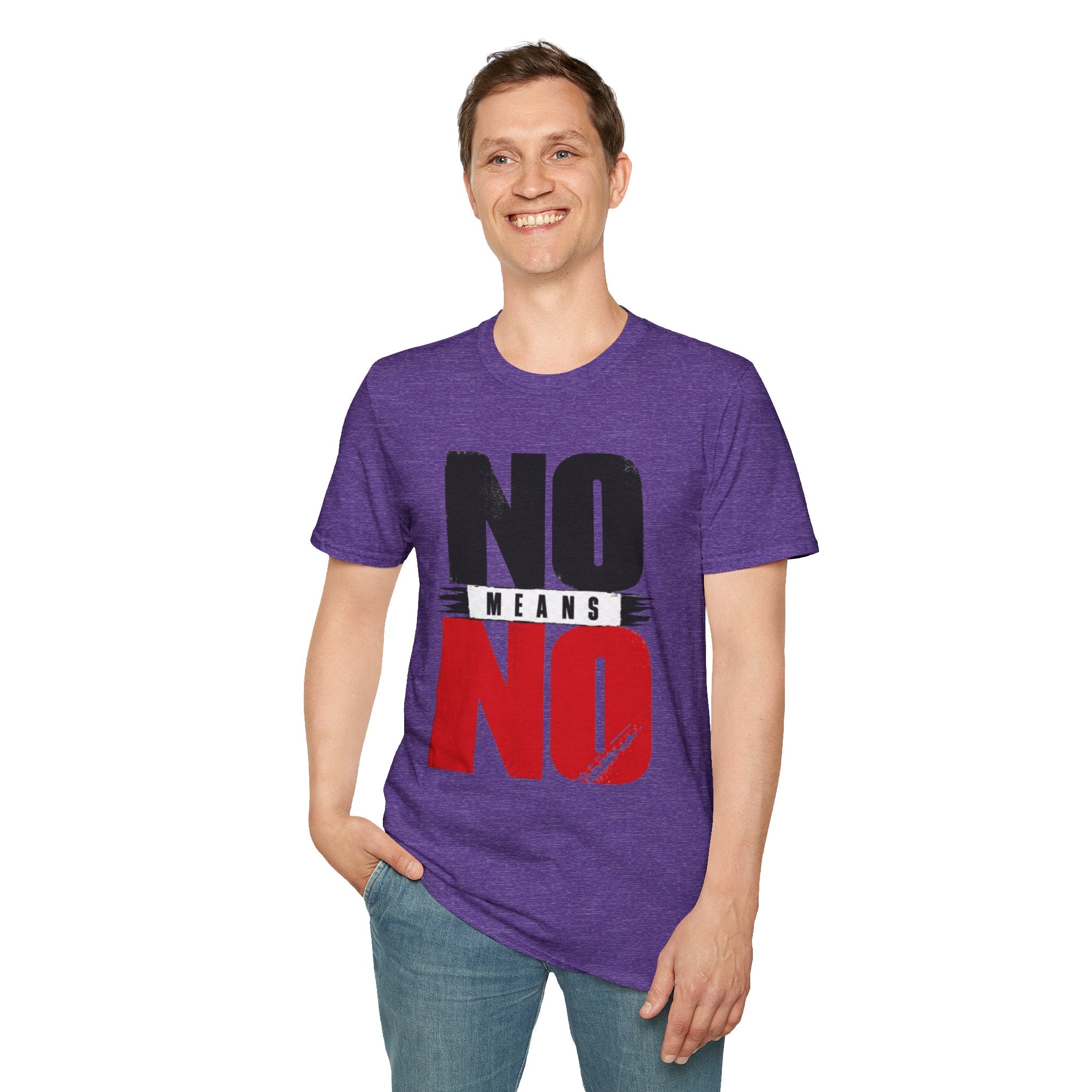 NO Means NO T-Shirt — Consent Awareness Graphic Tee