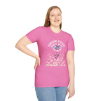 Grow Your Own Way Trans Pride Unisex T-Shirt - Floral Design for Garden Lovers