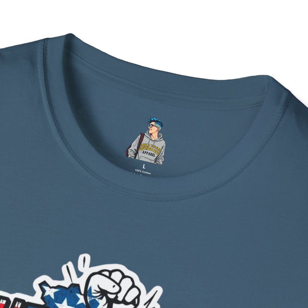 Unisex Softstyle T-Shirt - 'Fascists Feed on Fear, Starve Them' Protest Tee