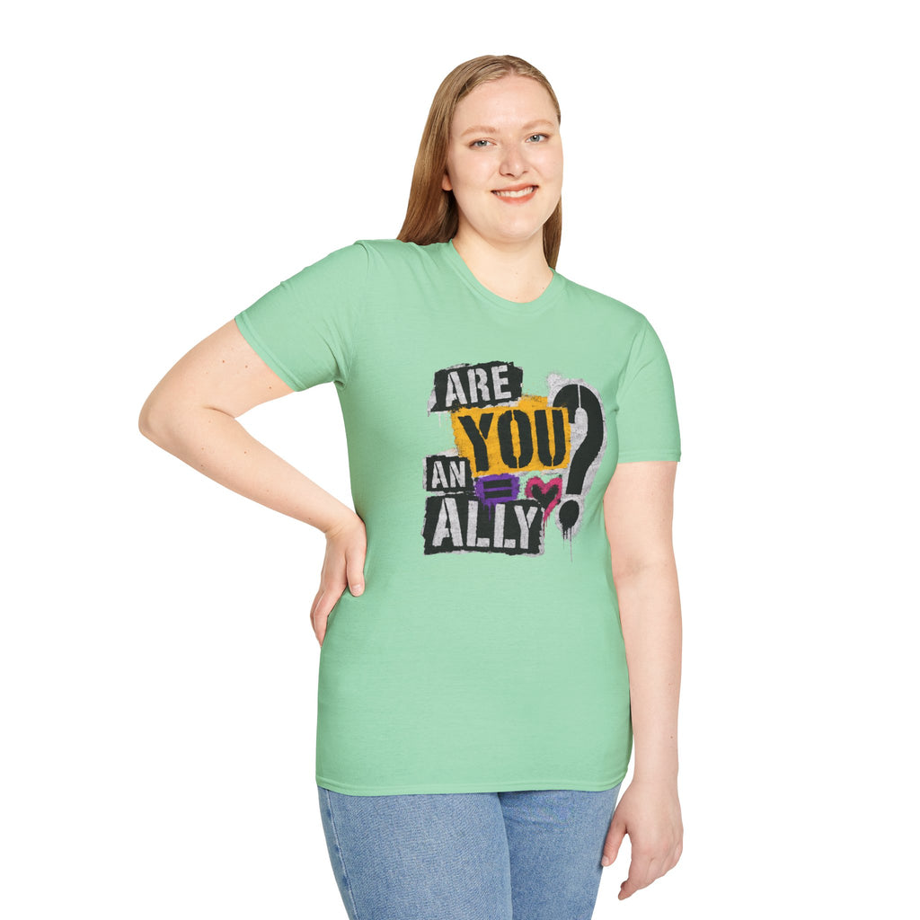 Are You An Ally? Graphic T‑Shirt — Pride & Allyship Tee