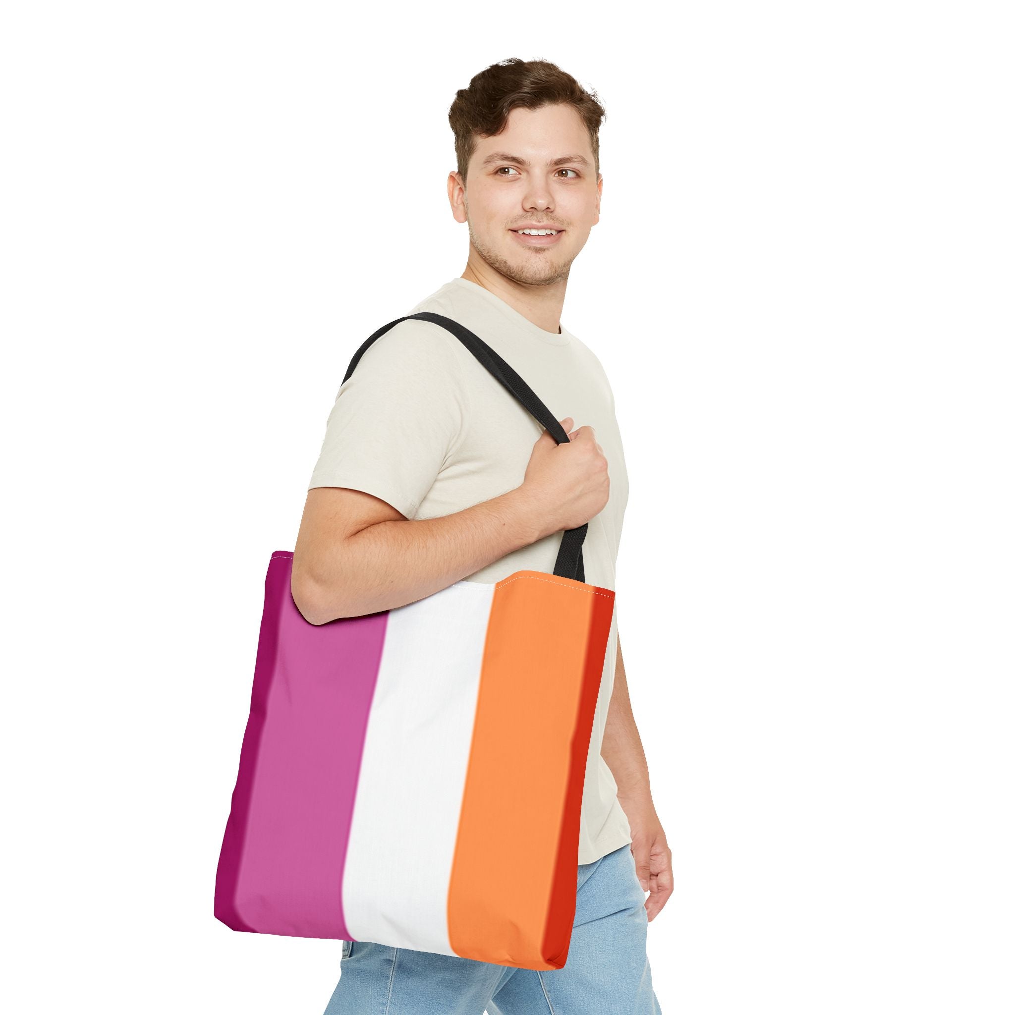Lesbian Pride Flag Tote Bag