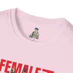 Fierce Female Unisex T-Shirt - Softstyle Floral Graphic Tee