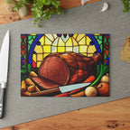 Stained Glass Design Glass Cutting Board - Perfect for Cooking and Entertaining
