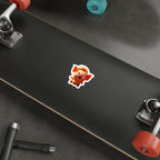 Die-Cut Stickers - Angry Little Orange Pig