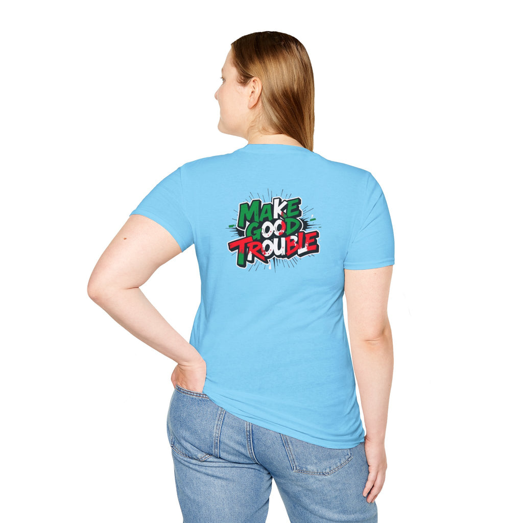 Make Good Trouble T-shirt  Fun Graphic Tee for Activists & Trendsetters