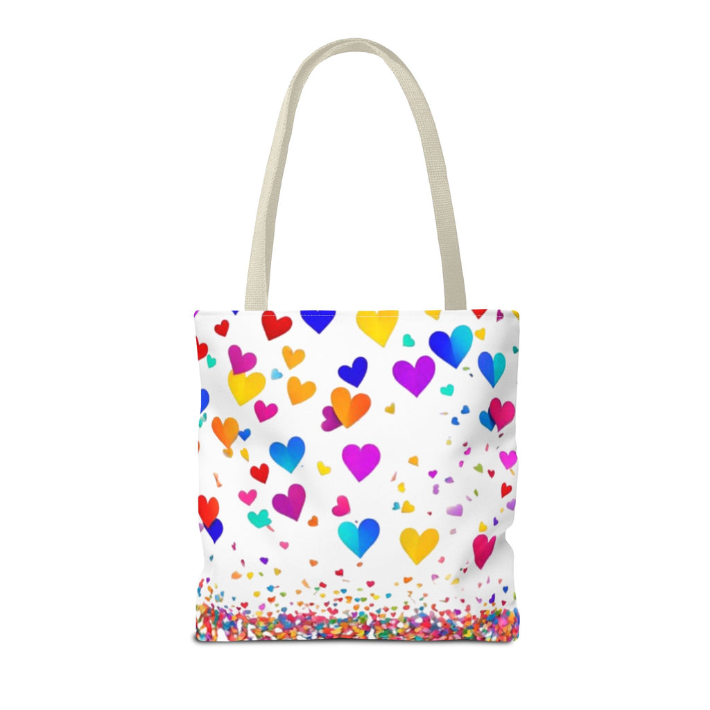 Falling Hearts Tote Bag