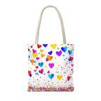 Falling Hearts Tote Bag