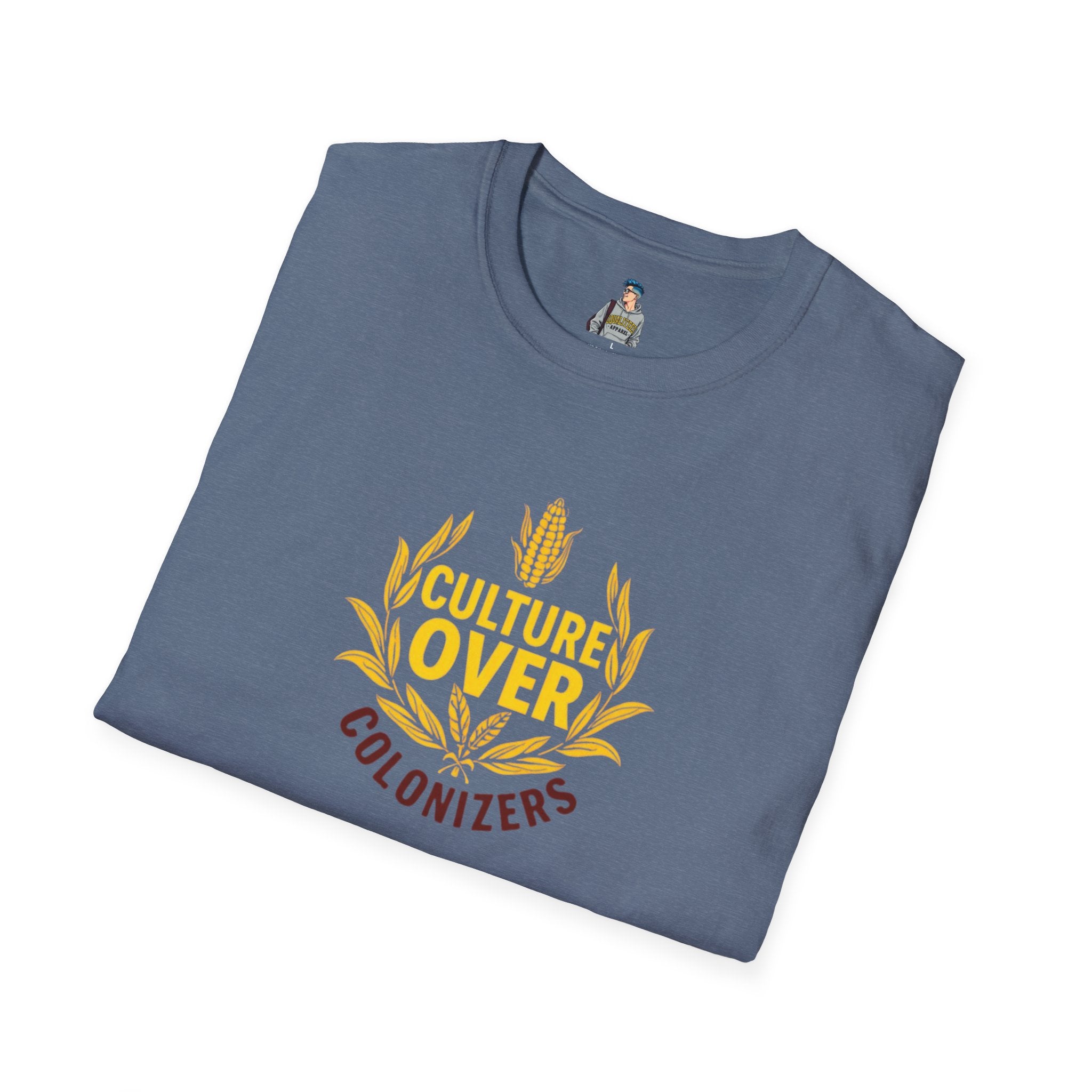 'Culture Over Colonizers' Unisex Softstyle T-shirt