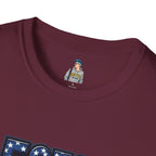 Patriotic Unisex T-Shirt - 50501 We The People Rise - American Flag Design