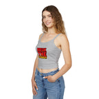 Women's Spaghetti Strap Tank Top - "Break the Patriarchy" Statement Tee